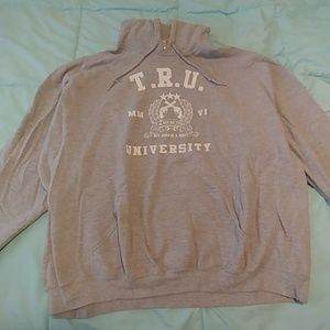 2 Chainz T.R.U. University Gray Sweatshirt 3XL